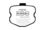 Ebc DP41771/2R Yellowstuff Brake Pad Sets-. Fixed Price $202.99.