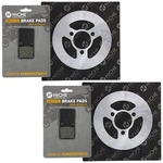 Niche Front Brake Rotor Pad Kit For Suzuki 59100-38870 59211-05G00 Semi Metallic. Fixed Price $47.95.