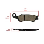 Caltric Front And Rear Brake Pads For Yamaha YZ125 Competition 2008-2025. Fixed Price $23.24.