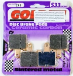 Brake Pads Racing Ceramic Carbon Goldfren S33-249 (ebc FA417/4HH) For Select Ka. Fixed Price $28.99.