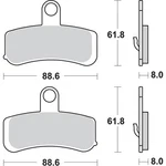 Sbs Sintered Brake Pads For Harley-davidson 853H.HS. Fixed Price $56.88.