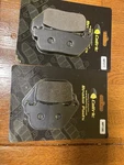 Front And Rear Brake Pads For 2007 Harley Sportster 1200 Low. Fixed Price $20.00.
