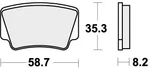 Sbs Brake Pads Rear For Ktm Xc 505 Atv 2008 - 2012. Fixed Price $36.36.