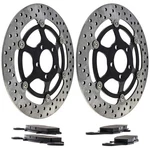 Niche Front Brake Rotor Pad Kit For Kawasaki Z750S ZR7S 43082-1237 Semi Metallic. Fixed Price $139.95.
