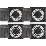 Niche Brake Rotor Pad Kit For Polaris 2205949 2203747 Semi Metallic. Fixed Price $109.95.