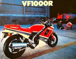 1986 Honda VF1000R Interceptor 4-PAGE Literature Brochure Original Nos. Fixed Price $26.95.