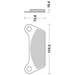 Rear Brake Pads Sbs 553LF For Harley 1340 Flh Heritage 1981-1981. Fixed Price $37.78.