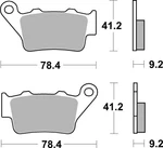 Brake Pad Set, Disc Brembo 07BB02SD (1 Piece). Fixed Price $41.54.