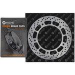 Niche Front Left Brake Rotor Pad Kit For 1990-1995 Suzuki VX800 Semi Metallic. Fixed Price $65.42.