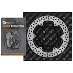 Niche Brake Rotor Pad Kit For Yamaha 5VX-W0045-00-00 Front Semi Metallic. Fixed Price $142.95.