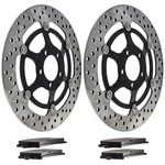 Niche Front Brake Rotor Pad Kit For Ducati 848 Evo 61340901A Semi Metallic. Fixed Price $147.95.