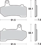 Sbs Street Excel Sintered Brake Pads 830H.HS. Fixed Price $58.99.