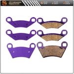 Front & Rear Carbon Fiber Brake Pads For Polaris Sportsman 570 2015-2017. Fixed Price $12.32.