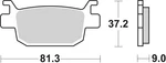 Sbs Brake Pads Rear For Honda Sh 125 I Vetro 2024. Fixed Price $37.60.