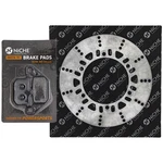 Niche Brake Rotor Pad Kit For Kawasaki 43082-1062 Rear Right Semi Metallic. Fixed Price $39.95.