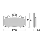 Front Brake Pads Sbs 796SP. Fixed Price $46.98.