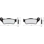 Drag Specialties Brake Pads Organic Front 1720-0282. Fixed Price $36.98.