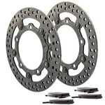 Niche Front Brake Rotor Pad Kit For Suzuki 69100-10840 59210-26J00 Semi Metallic. Fixed Price $145.42.