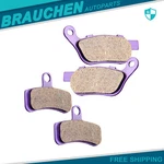 Front & Rear For Harley Dyna Super Glide Fxd 2008-2010 Carbon Fiber Brake Pads. Fixed Price $25.83.