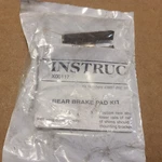 Vintage 80S/90S Harley Davidson Nos Rear Brake Pad Kit #43957-86E. Fixed Price $20.00.