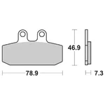 Brake Pads Sbs 588HF. Fixed Price $62.61.