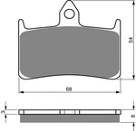 Goldfren AD069, VD154, FA187, FA144, FDB858 Disc Pads (pair). Fixed Price $18.12.