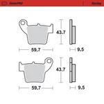 Motomaster Rear Brake Pads For Megelli 250R 2009-2010 Sinterpro Racing. Fixed Price $36.43.