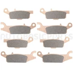 For 2014 Yamaha YFM550D 4X4 Fi Grizzly 8 Pcs Brake Pads Front Rear. Fixed Price $37.93.