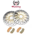 2 Ducati Front Brake Disc Rotors And Pads For 1098 1198 1199 Panigale Gold. Fixed Price $180.49.