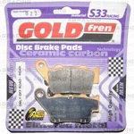 Goldfren S33 Ceramic Carbon Rear Right Brake Pads For Bmw HP4 2013-2014. Fixed Price $20.40.