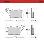 Motomaster Rear Brake Pads For Cf 650NK Sp Lams 2021-2022 Sinterpro Racing. Fixed Price $36.79.