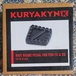Kuryakyn Riot Brake Pedal Pad #3577 Satin Black Harley Fx Xg New Box. Fixed Price $44.99.