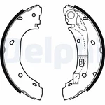 Delphi LS1925 Brake Shoe Set For Citroen, Fiat, Peugeot. Fixed Price $68.49.
