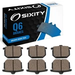 Front + Rear Organic Brake Pads 1979-1980 Honda CB750F Super Sport Set Full Ay. Fixed Price $18.10.