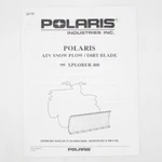 Polaris Snow Plow Adapter Part Number - 2872325. Fixed Price $105.99.