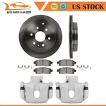 2X Rear Brake Calipers Rotors & Ceramic Pads Fits 2008 - 2017 Buick Enclave. Fixed Price $157.90.