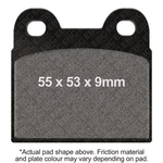 Ebc Motorcycle Brakes FA57V Vee-pads Fits 78-85 R45 R65LS. Fixed Price $48.16.