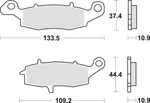 Sbs Sintered Brake Pads 886LS. Fixed Price $64.99.