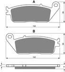 Brake Disc Pads Rear Goldfren S33 For Honda Cb 600 FS-3 Hornet 2003. Fixed Price $18.35.