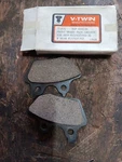 Soft Front Pad Set Fits Harley Davidson V-twin 23-0526. Fixed Price $27.00.