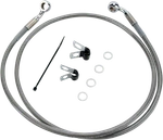 Drag Specialties Extended Stainless Steel Front Brake Line Kit 1741-2639. Fixed Price $57.07.