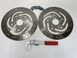 Harley-davidson Sportster 05 XL1200R Front Brake Rotors 44136-00 44156-00. Fixed Price $66.45.