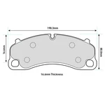 Ferodo DS3.12 Thermal Treated Front Brake Pads For Porsche 911 GT3 / Cayman GT4. Fixed Price $546.98.