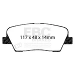 Ebc Brakes DP31806C Disc Pad Set Rear Redstuff Premium Street Fmsi D1284. Fixed Price $130.80.