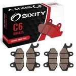 Front + Rear Ceramic Brake Pads 1993 Atk 350 Set Full Kit Complete Kf. Fixed Price $26.15.