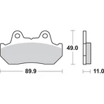 Sbs Brake Pads For Honda 542HF. Fixed Price $47.13.