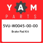 5VU-W0045-00-00 Yamaha Brake Pad Kit 5VUW00450000, New Genuine Oem Part. Fixed Price $99.70.