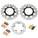 FZ09 MT09 MT-09 Abs 14-21 20 19 18 Front Rear Brake Rotors Disc Pads For Yamaha. Fixed Price $183.29.