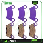 Fits 2006-2009 2011-12 Polaris 4X4 Efi Ranger 500 3 Pair Brake Pads Replacement. Fixed Price $15.49.