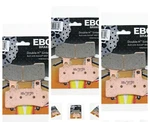 (3 Sets) Ebc FA409HH Double-h Sintered Brake Pads Front & Rear For Harley-davids. Fixed Price $120.99.